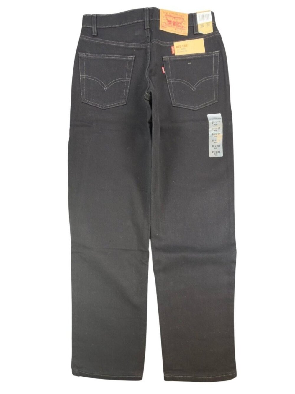 Levi's 550 Relaxed Fit Jeans Men's 29x30 Black Cotton NWT